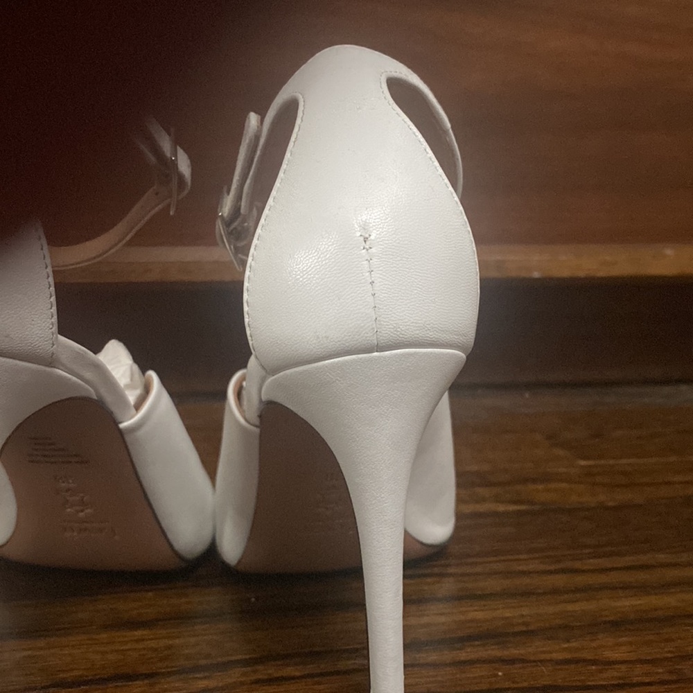 Lewin White Leather Heel - Picture 4 of 8